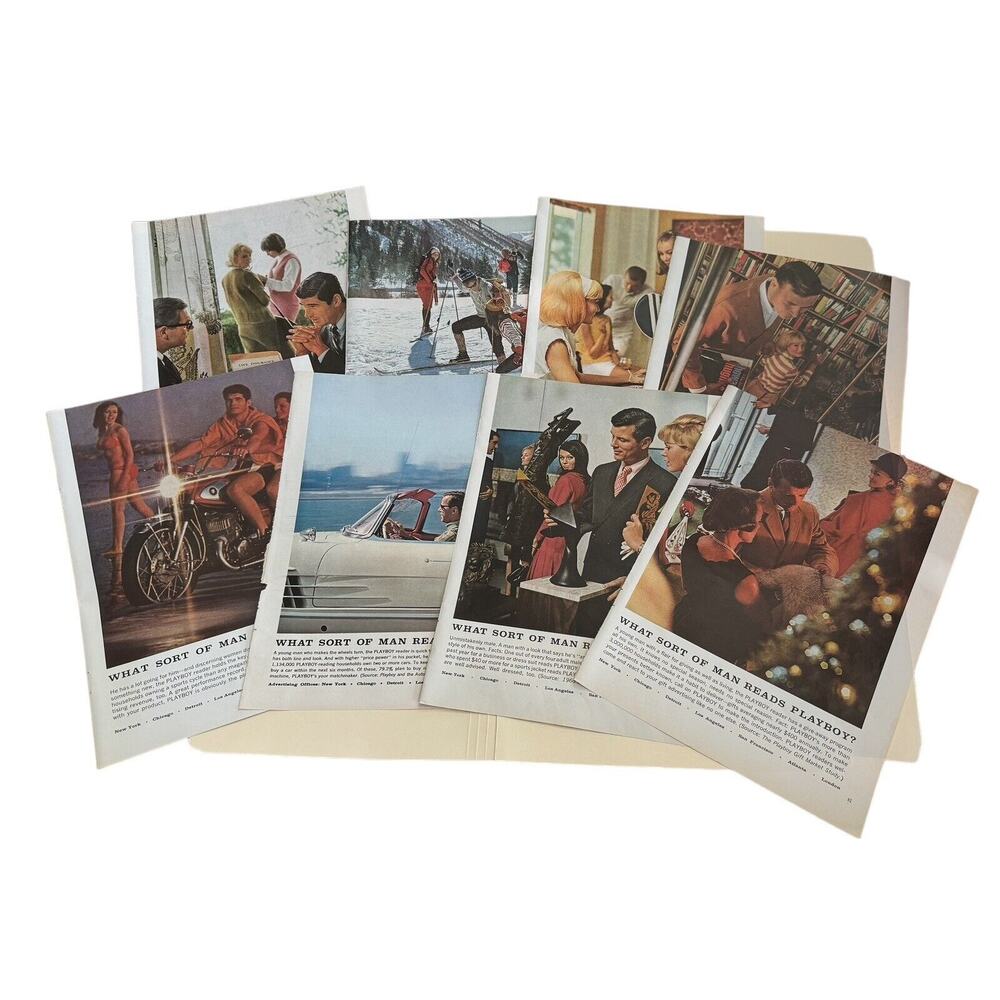 What Sort Of Man Reads Playboy? Skiing Cycle Various Years Print‎ Ads (8) READ